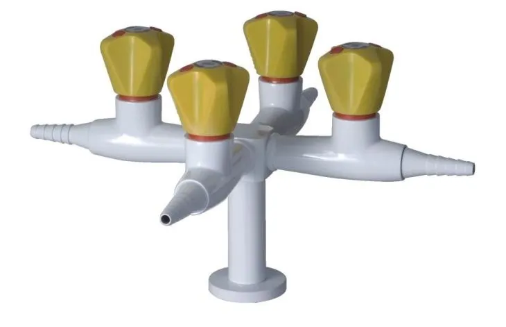 Laboratwa doub priz gaz valv