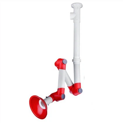 Fume ekstraksyon bra ekstraksyon fleksib bra pou laboratwa